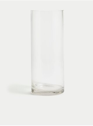 Sklenená veľká valcová váza Marks & Spencer