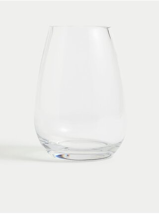 Sklenená stredne veľká váza v tvare slzy Marks & Spencer