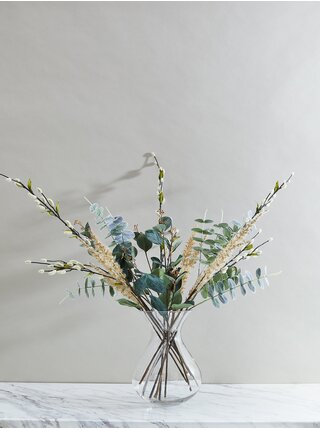 Skleněná váza na kytice Marks & Spencer   