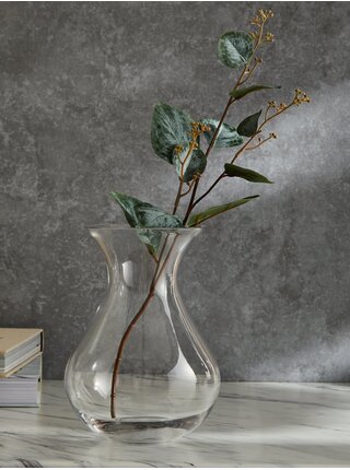 Skleněná váza na kytice Marks & Spencer   