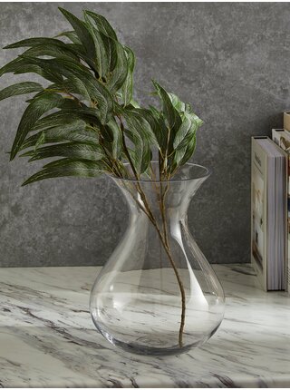 Skleněná velká váza na kytici Marks & Spencer   