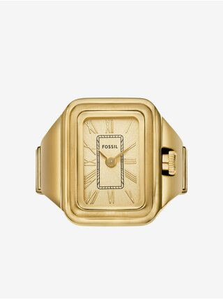 Dámské hranaté hodinky prsten Fossil Raquel Watch Ring