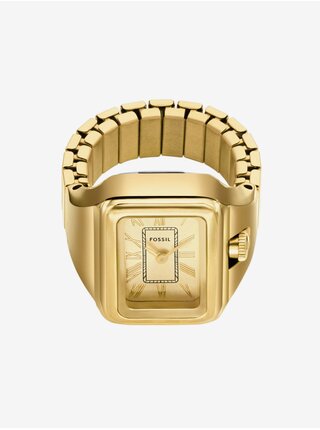 Dámské hranaté hodinky prsten Fossil Raquel Watch Ring