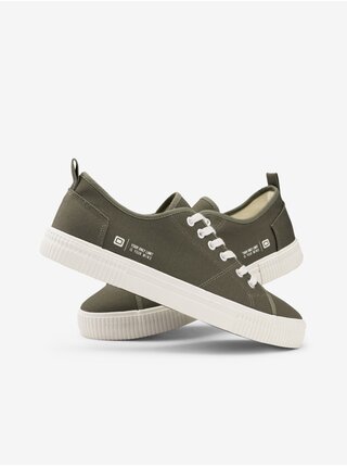 Zelené pánské basic tenisky Ombre Clothing Classic