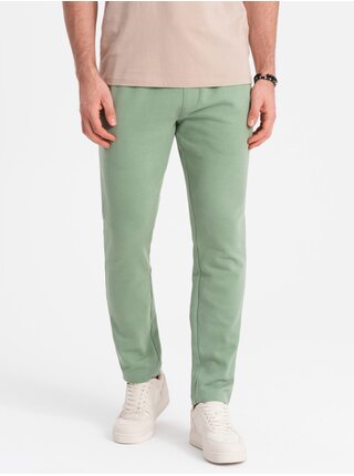 Zelené pánské tepláky Ombre Clothing