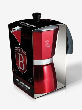 Konvice na 9 šálků espresso BERLINGERHAUS Burgundy Metallic  Line