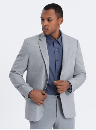 Šedé pánské sako Ombre Clothing