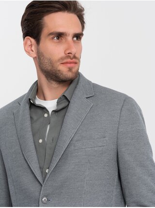 Šedé pánské sako Ombre Clothing