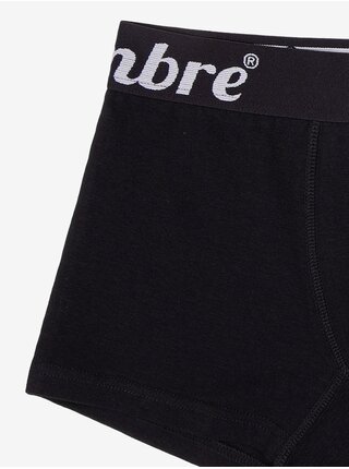Čierne pánske boxerky Ombre Clothing