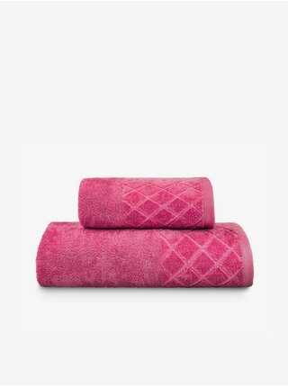 Tmavě růžový ručník Edoti