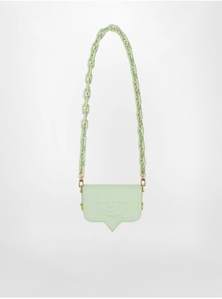 Svetlo zelená dámska kabelka CHIARA FERRAGNI Eyelike Bags