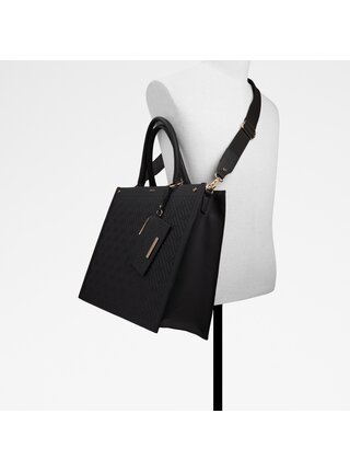 Čierna dámska kabelka s odopínacou malou peňaženkou ALDO Vaspias