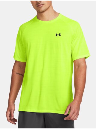 Zelené pánske neónové tričko Under Armour UA Tiger Tech 2.0 SS