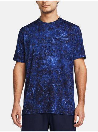 Modré pánské vzorované tričko Under Armour Vanish Energy Printed SS