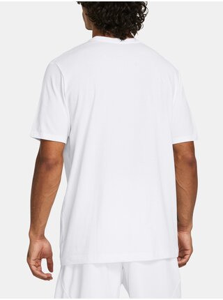 Biele pánske športové tričko Under Armour Curry Champ Mindset Tee-WHT