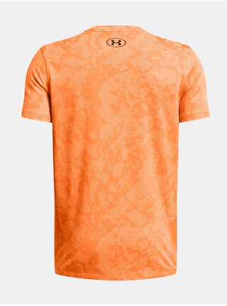 Oranžové chlapčenské športové tričko Under Armour UA Tech Vent Geode SS-ORG