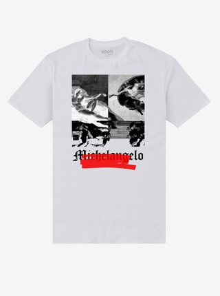 Tričká s potlačou pre mužov ZOOT.Fan - biela