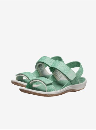 Svetlozelené dievčenské sandále Keen Elle Backstrap
