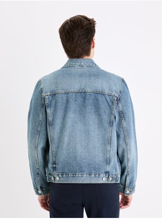 Modrá pánska džínsová bunda Celio Gudens