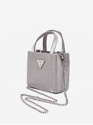 Dámská kabelka ve stříbrné barvě Guess Lua Mini Tote
