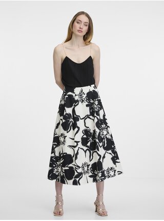 Čierno-biela dámska vzorovaná sukňa ORSAY