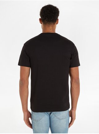 Čierne pánske tričko Calvin Klein Jeans Two Tone Monologo Tee