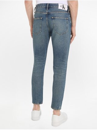 Modré pánske straight fit džínsy Calvin Klein Jeans Dad Jean