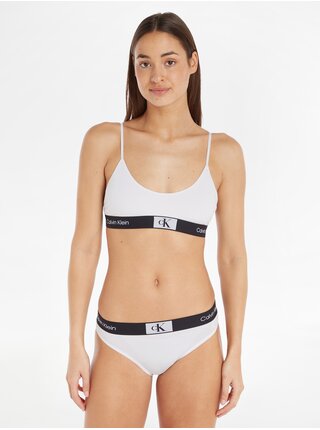 Bílá dámská podprsenka Calvin Klein Underwear Unlined Bralette