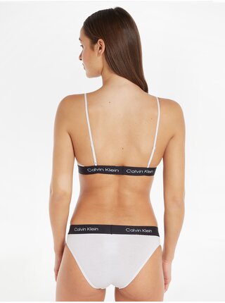Bílá dámská podprsenka Calvin Klein Underwear Unlined Bralette