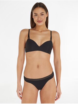 Čierna dámska push-up podprsenka Calvin Klein Underwear Seductive Comfort 