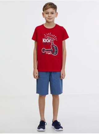 Červené chlapčenské tričko SAM 73 Bluto