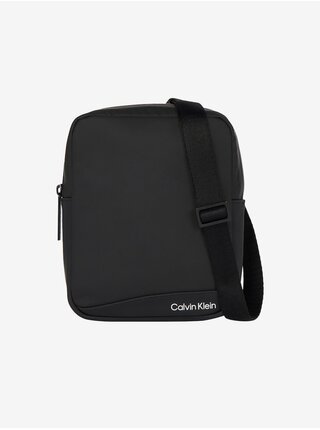 Černá pánská taška přes rameno Calvin Klein Rubberized Conv Reporter S
