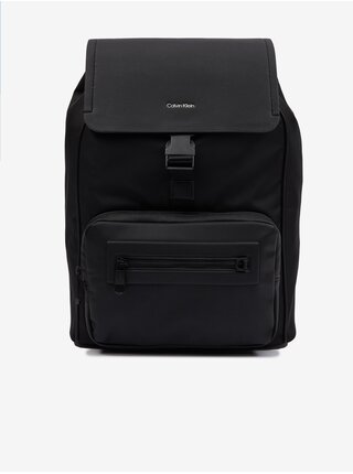 Černý pánský batoh Calvin Klein Elevated Flap BP