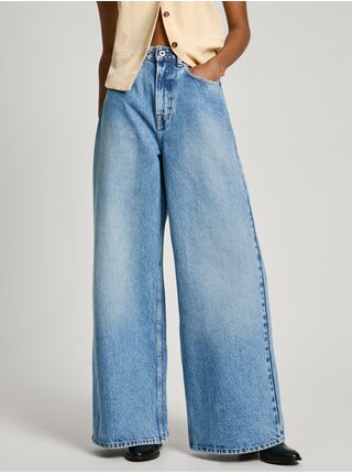 Světle modré dámské wide fit džíny Pepe Jeans