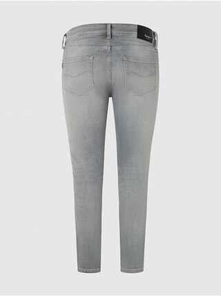 Svetlosivé pánske skinny fit džínsy Pepe Jeans