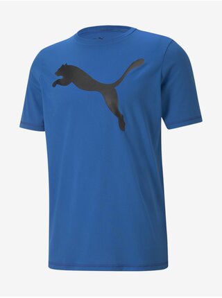 Modré pánské sportovní tričko Puma Active Big Logo Tee