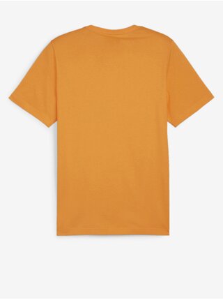 Oranžové pánske tričko Puma ESS Logo Tee