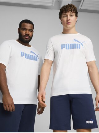 Biele pánske tričko Puma ESS Logo Tee