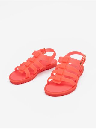 Koralové dámske sandálky Melissa Flox