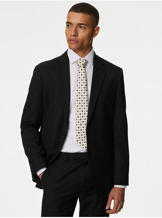 Černé pánské oblekové sako Marks & Spencer   
