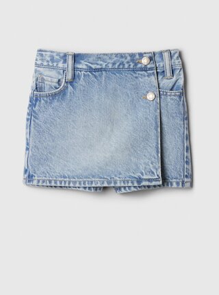 Modrá dievčenská džínsová kraťasová sukňa GAP