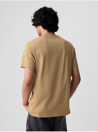 Hnedé pánske tričko s logom GAP