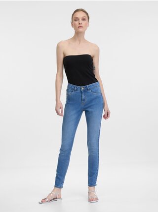 Světle modré dámské skinny džíny ORSAY
