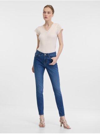 Modré dámské skinny džíny ORSAY