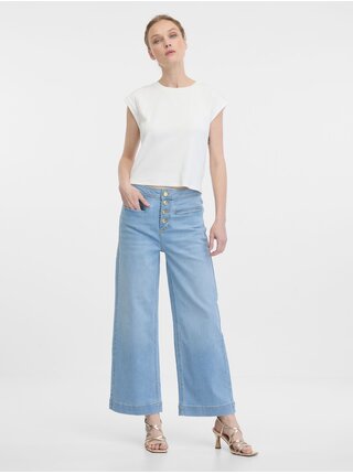 Svetlomodré dámske široké džínsy ORSAY