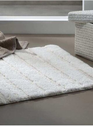 Koupelnová předložka Megan 100% bavlna kouřově modrá 80,0x50,0x1,6cm KELA