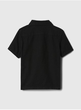 Čierna chlapčenská utility košeľa GAP