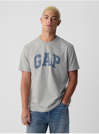 Šedé pánske tričko s logom GAP