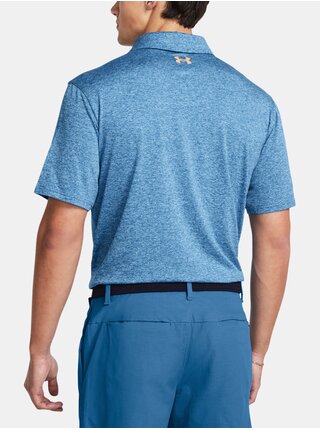 Modré pánské tričko Under Armour UA Playoff 3.0 Stripe Polo