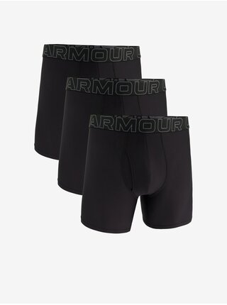 Sada tří černých boxerek Under Armour M UA Perf Tech Mesh 6in